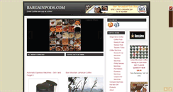 Desktop Screenshot of bargainpods.com